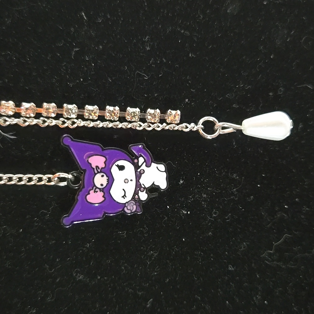 Purple Kuromi Necklace